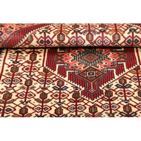 Tappeto Hamadan Persia marrone giallo 103x152