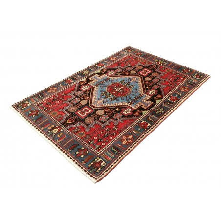 Tappeto Hamadan Persia grigio marrone 112x165