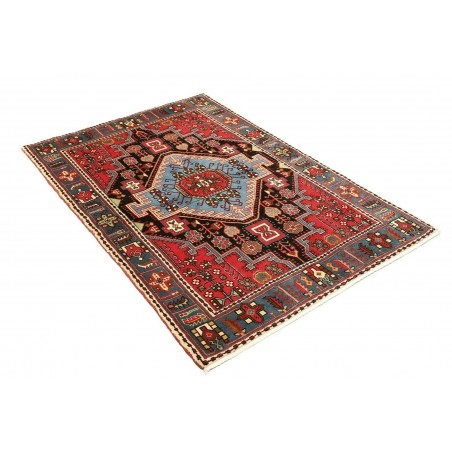 Tappeto Hamadan Persia grigio marrone 112x165