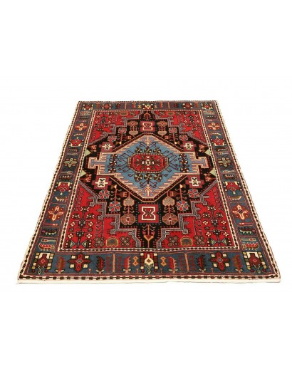 Tappeto Hamadan Persia grigio marrone 112x165