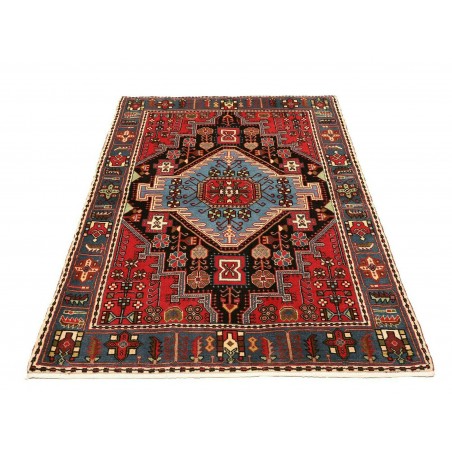 Tappeto Hamadan Persia grigio marrone 112x165