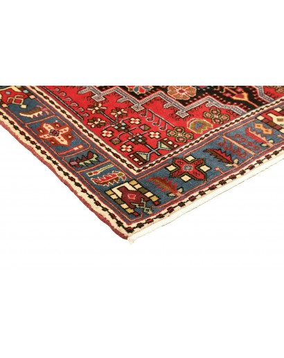 Tappeto Hamadan Persia grigio marrone 112x165