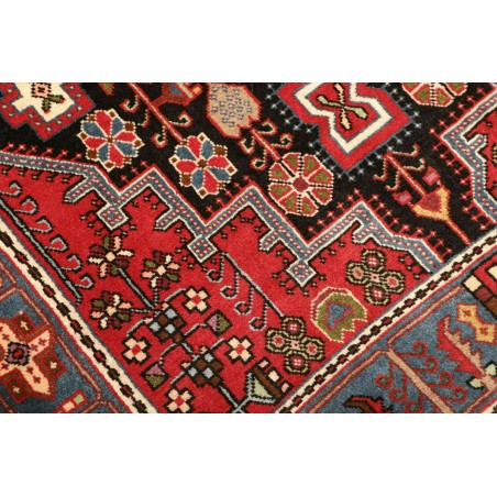 Tappeto Hamadan Persia grigio marrone 112x165
