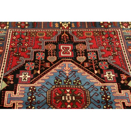 Tappeto Hamadan Persia grigio marrone 112x165
