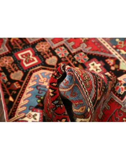 Tappeto Hamadan Persia grigio marrone 112x165