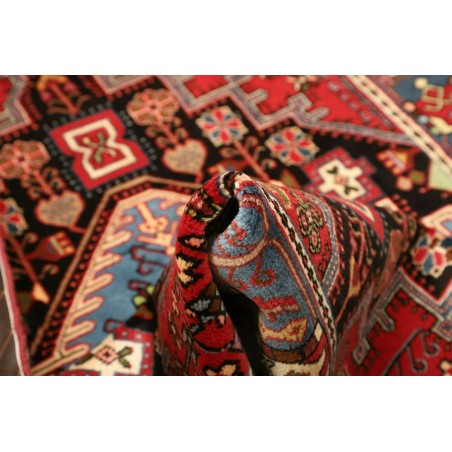 Tappeto Hamadan Persia grigio marrone 112x165