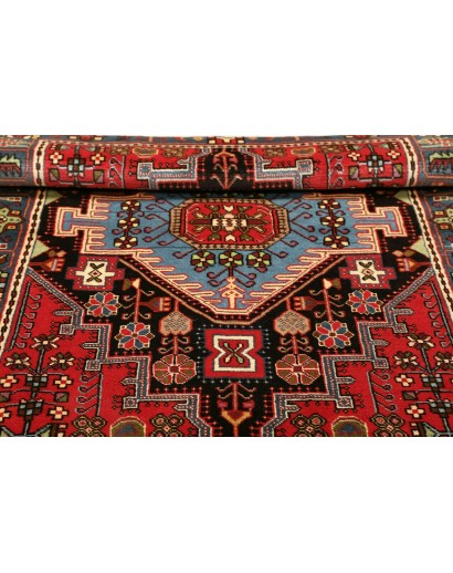 Tappeto Hamadan Persia grigio marrone 112x165