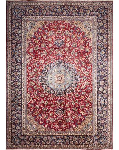 Tappeto Nadjafabad Persia azzurro bianco 290x420