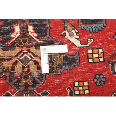 Tappeto Hamadan Persia grigio marrone 112x165
