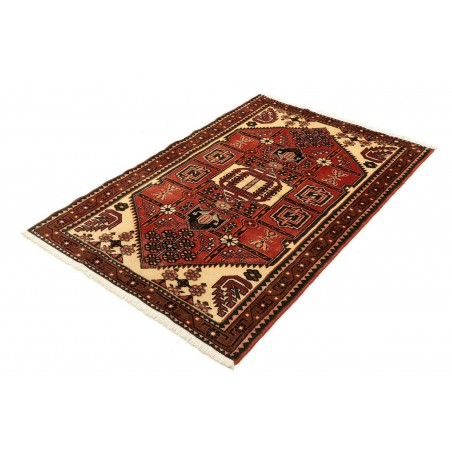 Tappeto Hamadan Persia marrone grigio 104x150