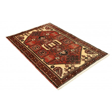 Tappeto Hamadan Persia marrone grigio 104x150