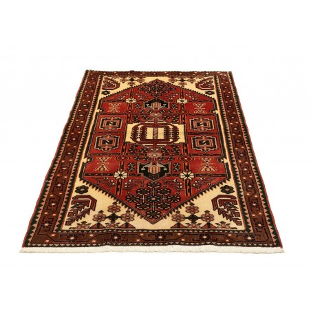 Tappeto Hamadan Persia marrone grigio 104x150