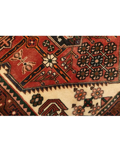 Tappeto Hamadan Persia marrone grigio 104x150