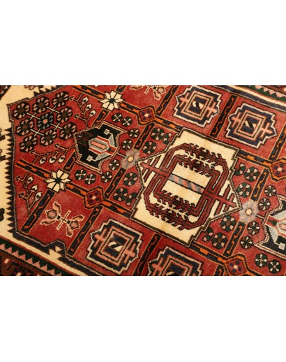 Tappeto Hamadan Persia marrone grigio 104x150
