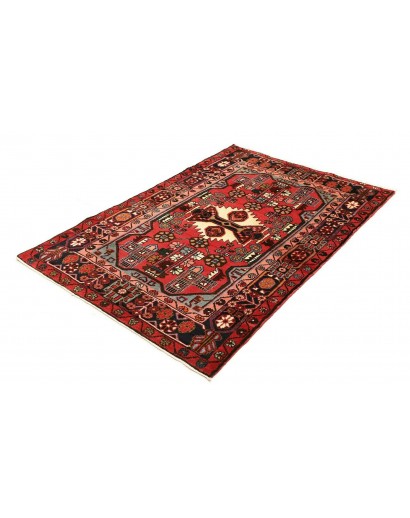 Tappeto Hamadan Persia marrone giallo 110x160