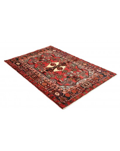 Tappeto Hamadan Persia marrone giallo 110x160