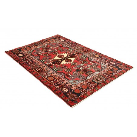 Tappeto Hamadan Persia marrone giallo 110x160