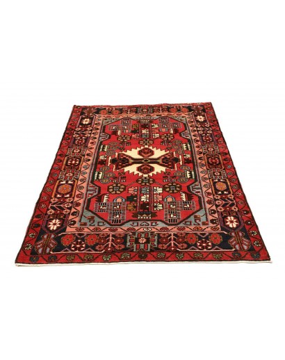 Tappeto Hamadan Persia marrone giallo 110x160