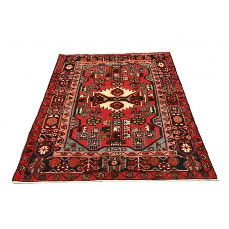 Tappeto Hamadan Persia marrone giallo 110x160