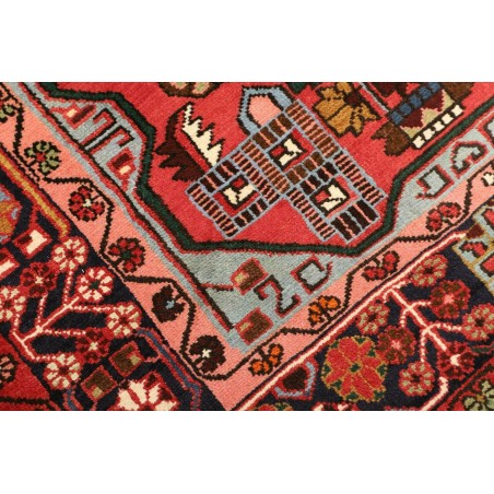 Tappeto Hamadan Persia marrone giallo 110x160