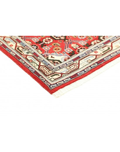 Tappeto Hamadan Persia rosso grigio 102x154
