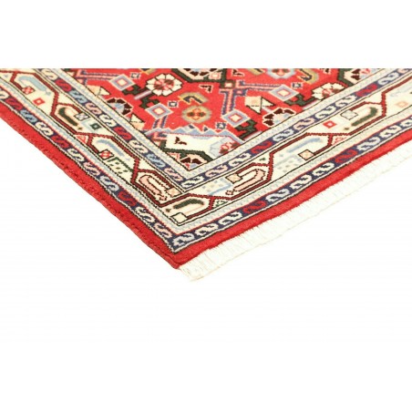 Tappeto Hamadan Persia rosso grigio 102x154