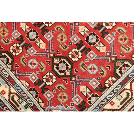 Tappeto Hamadan Persia rosso grigio 102x154