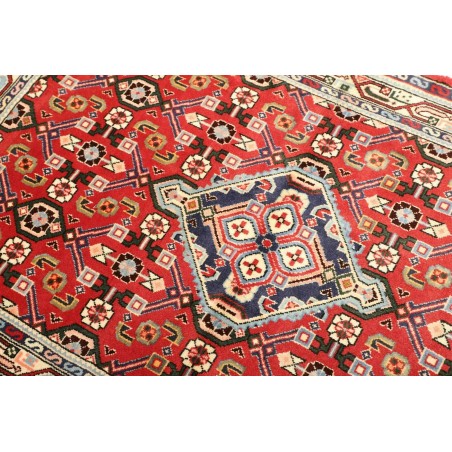Tappeto Hamadan Persia rosso grigio 102x154