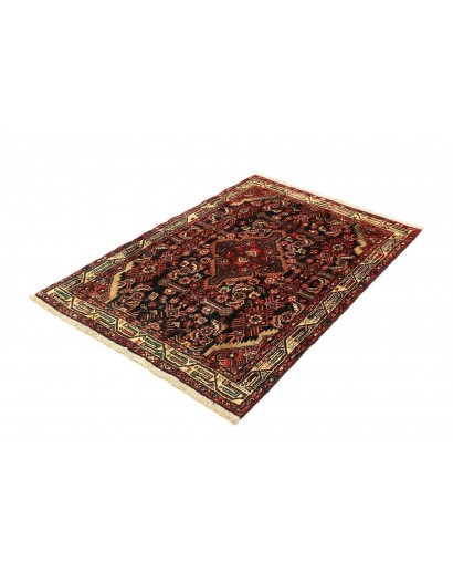 Tappeto Hamadan Persia grigio marrone 101x143