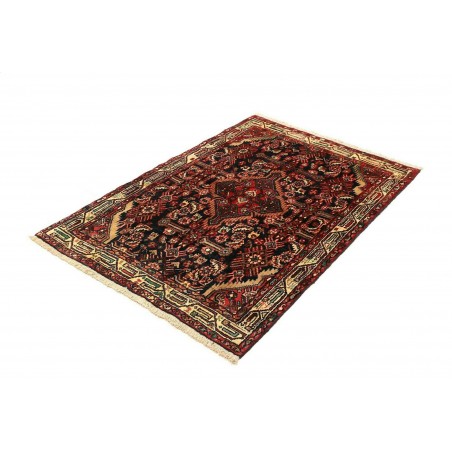 Tappeto Hamadan Persia grigio marrone 101x143