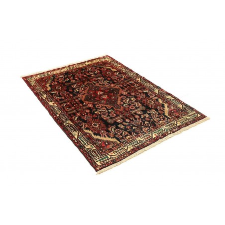 Tappeto Hamadan Persia grigio marrone 101x143