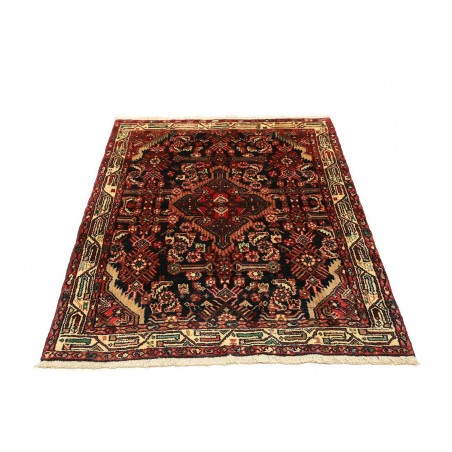Tappeto Hamadan Persia grigio marrone 101x143