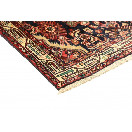 Tappeto Hamadan Persia grigio marrone 101x143