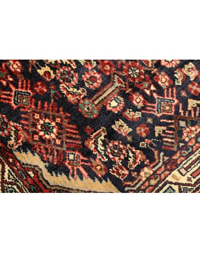 Tappeto Hamadan Persia grigio marrone 101x143