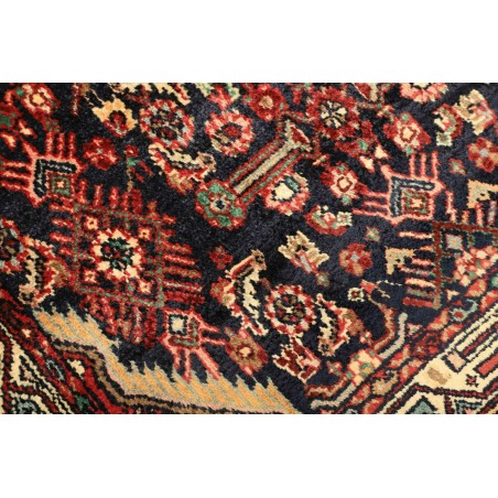 Tappeto Hamadan Persia grigio marrone 101x143