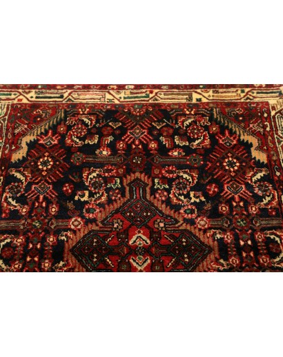 Tappeto Hamadan Persia grigio marrone 101x143