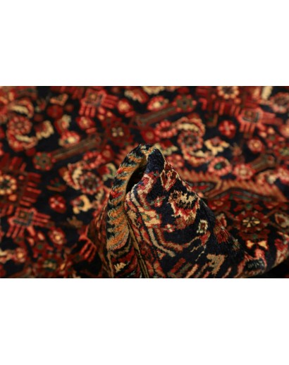 Tappeto Hamadan Persia grigio marrone 101x143
