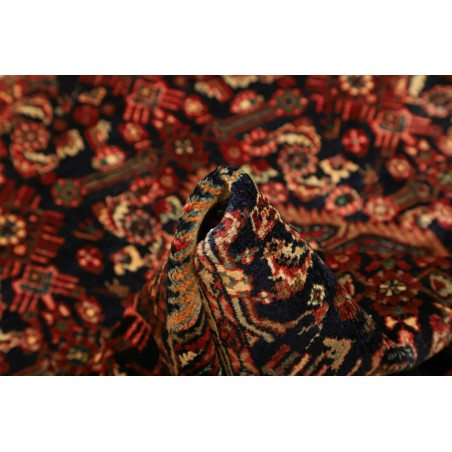 Tappeto Hamadan Persia grigio marrone 101x143