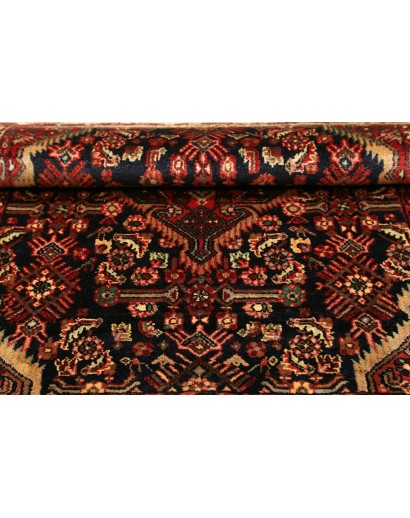 Tappeto Hamadan Persia grigio marrone 101x143