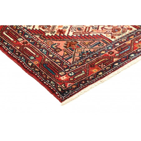 Tappeto Hamadan Persia marrone giallo 105x159