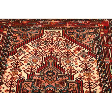 Tappeto Hamadan Persia marrone giallo 105x159