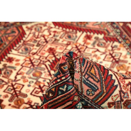 Tappeto Hamadan Persia marrone giallo 105x159