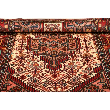 Tappeto Hamadan Persia marrone giallo 105x159