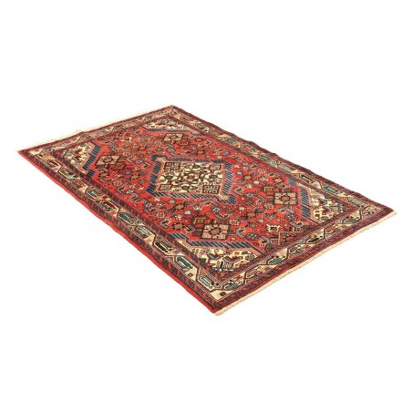 Tappeto Hamadan Persia marrone giallo 100x158
