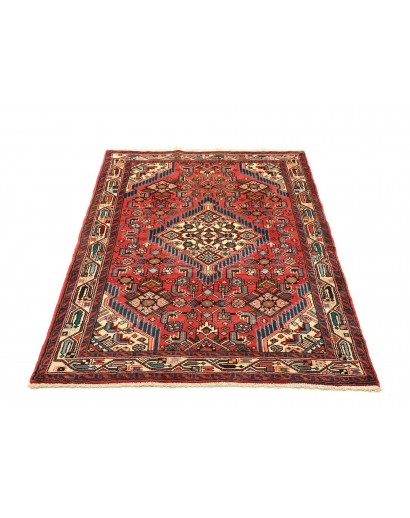 Tappeto Hamadan Persia marrone giallo 100x158