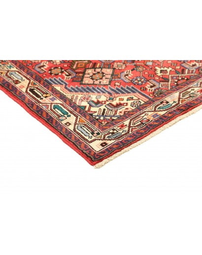 Tappeto Hamadan Persia marrone giallo 100x158