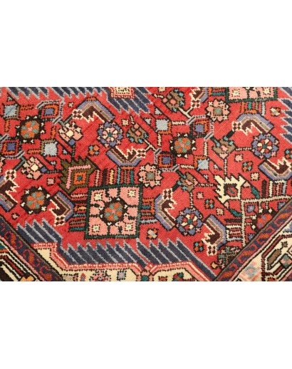Tappeto Hamadan Persia marrone giallo 100x158