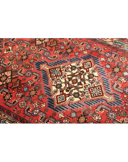 Tappeto Hamadan Persia marrone giallo 100x158