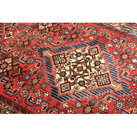 Tappeto Hamadan Persia marrone giallo 100x158