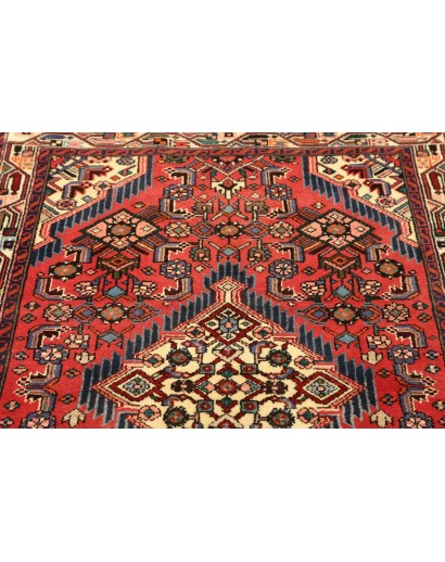 Tappeto Hamadan Persia marrone giallo 100x158